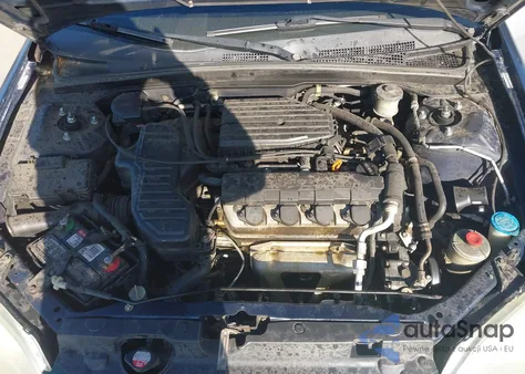 2003 Honda Civic Lx z USA, uszkodzony, nr VIN 2HGES16563H578792